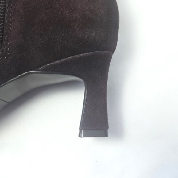 Naturalizer Women's Deesha 5M Mahogany Suede Knee High Boots with "Narrow Calf" - Picture 10 of 12